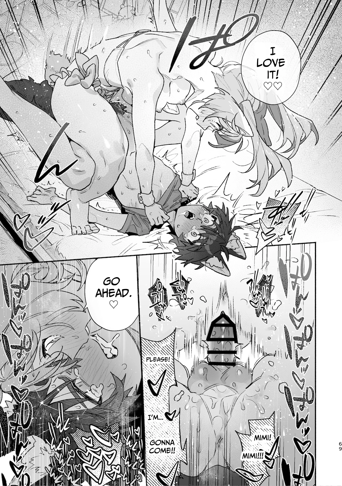Bunny Girl X Wolf Boy 2 porn comic picture 71