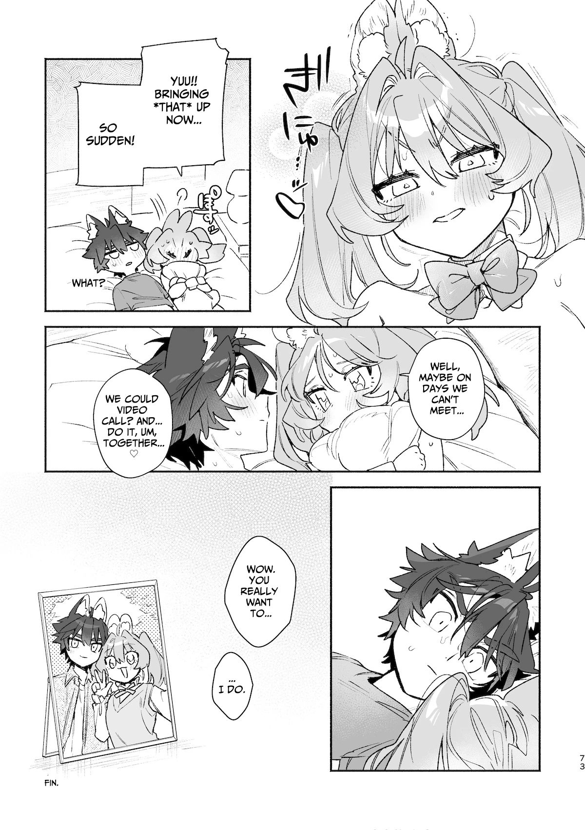 Bunny Girl X Wolf Boy 2 porn comic picture 75