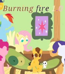 Burning fire porn comic picture 1