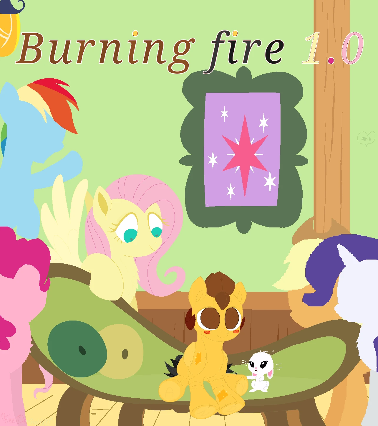 Burning fire porn comic picture 1