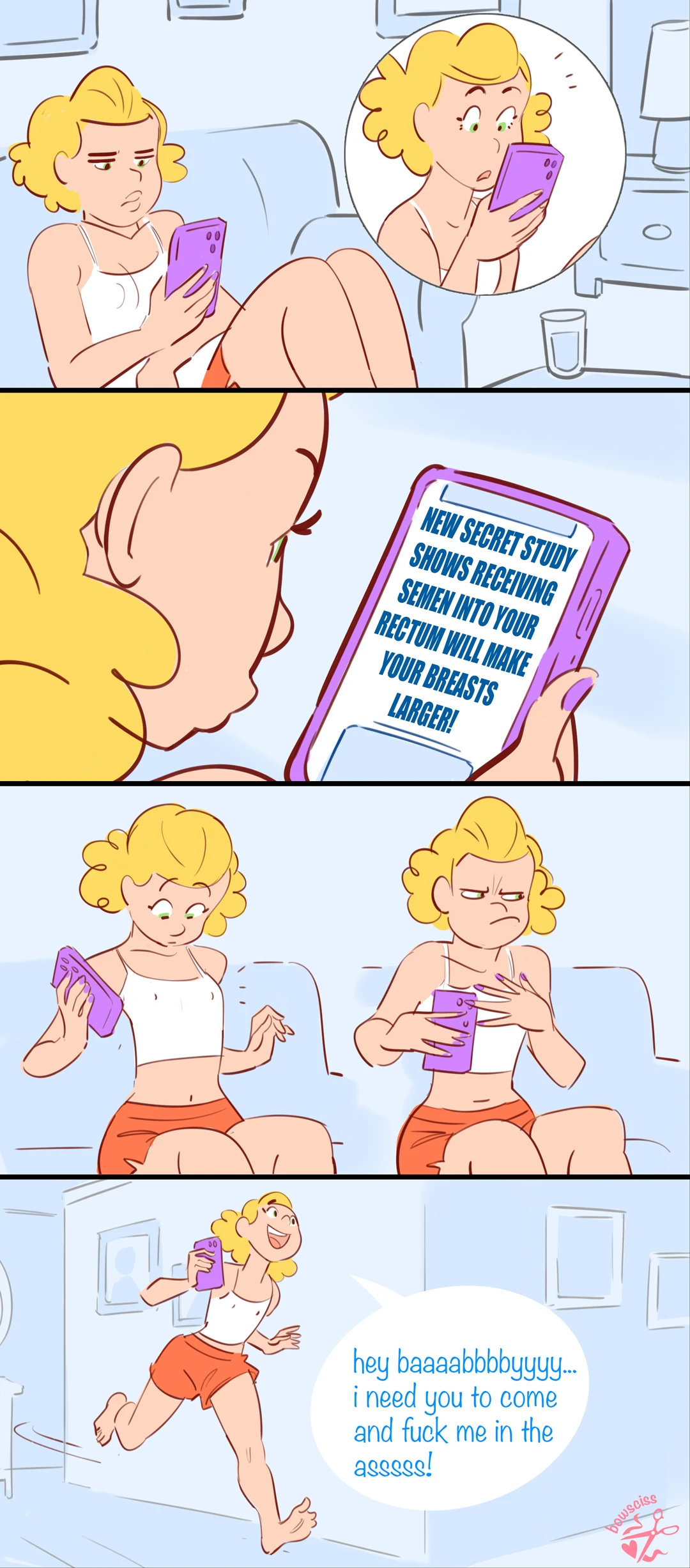 BUTT FOR BUST Part 1 porn comic picture 1