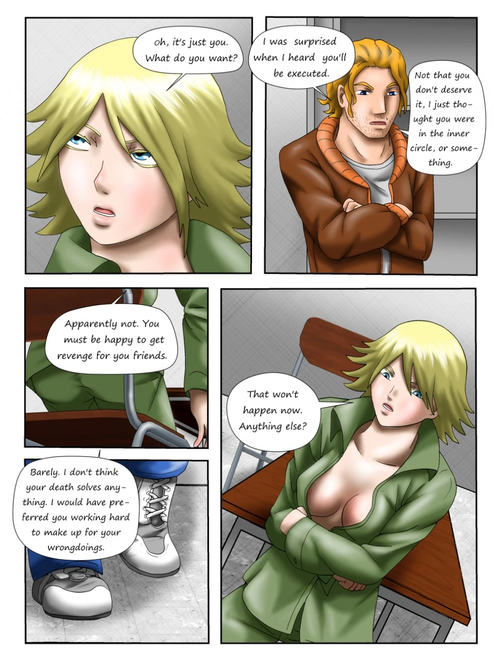 Cagegirl 1-5 porn comic picture 28