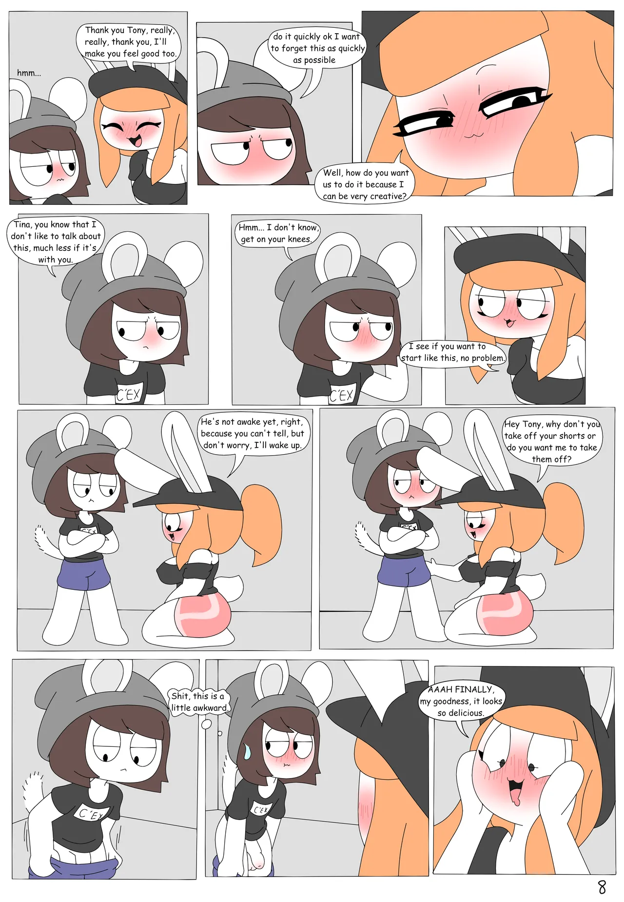 Can you do me a favor porn comic picture 10