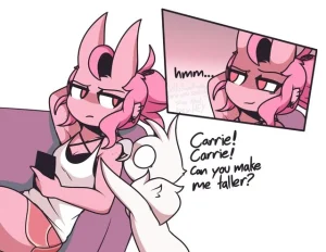 Carrie! Can you make me taller? porn comic picture 1