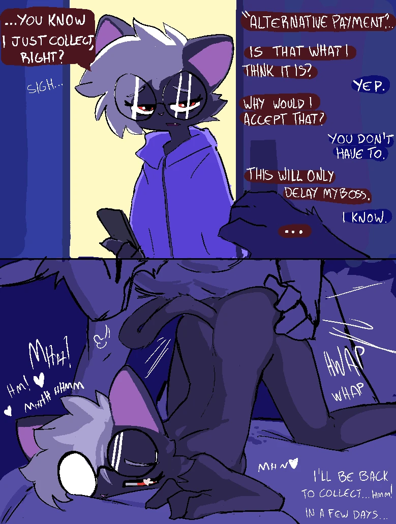 Cat Time porn comic picture 1