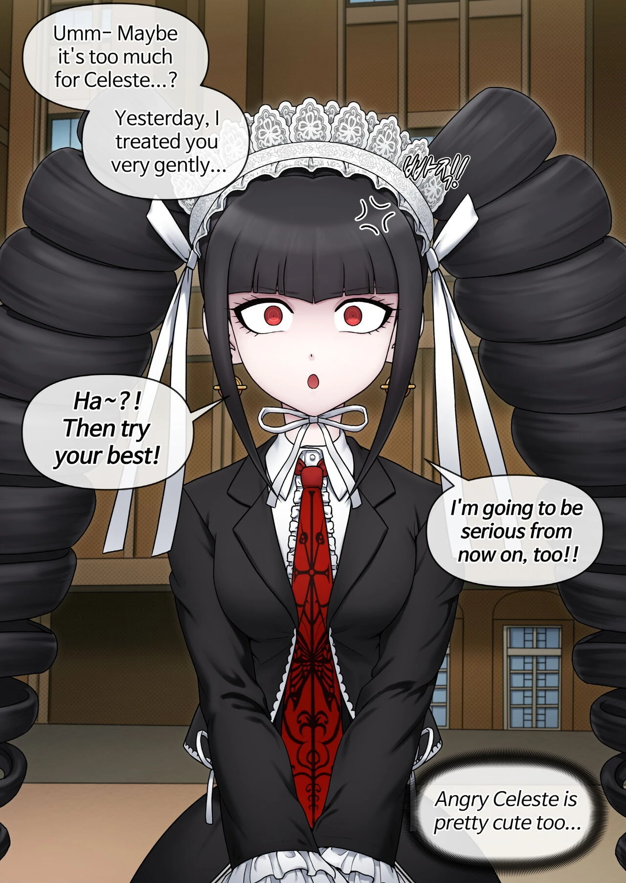 Celestia Ludenberg porn comic picture 7