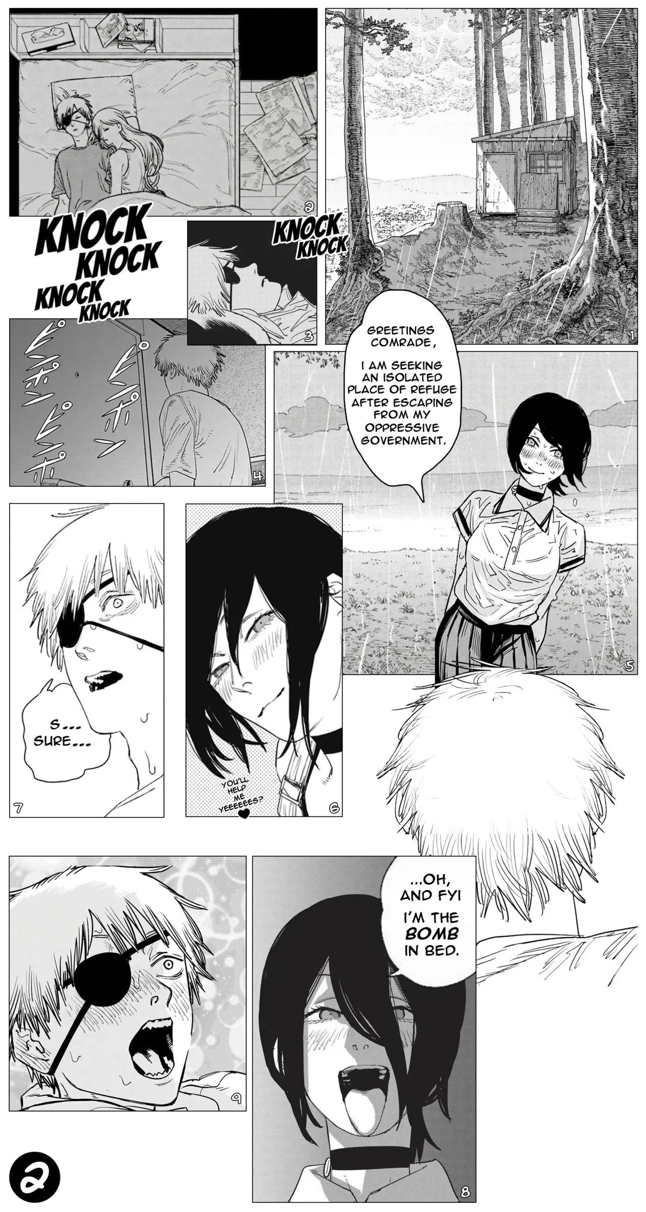 Chainsaw Man - HAREM END porn comic picture 2