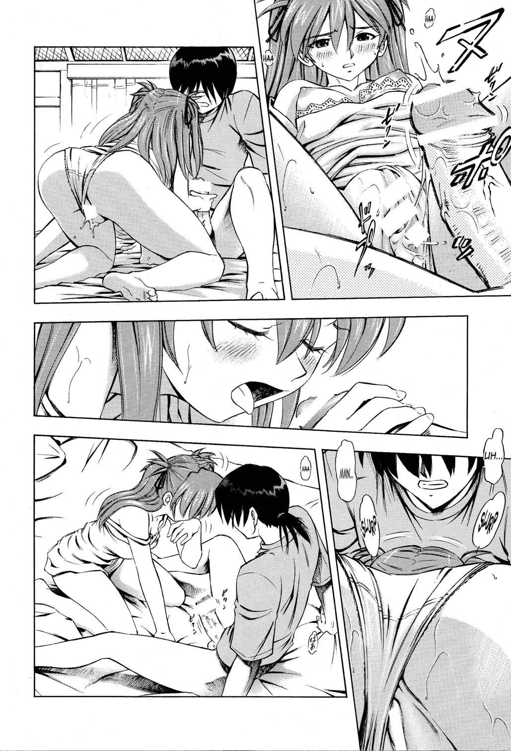 Charming Asuka porn comic picture 17