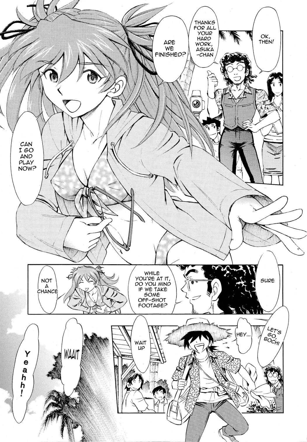 Charming Asuka porn comic picture 4