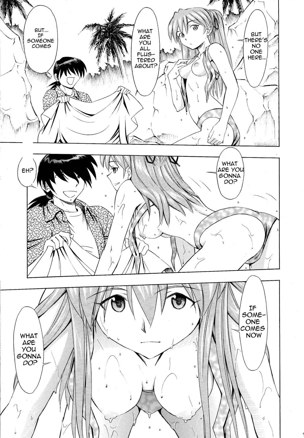 Charming Asuka porn comic picture 6