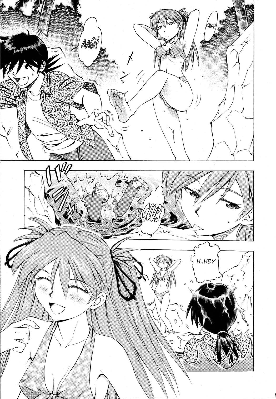 Charming Asuka porn comic picture 8