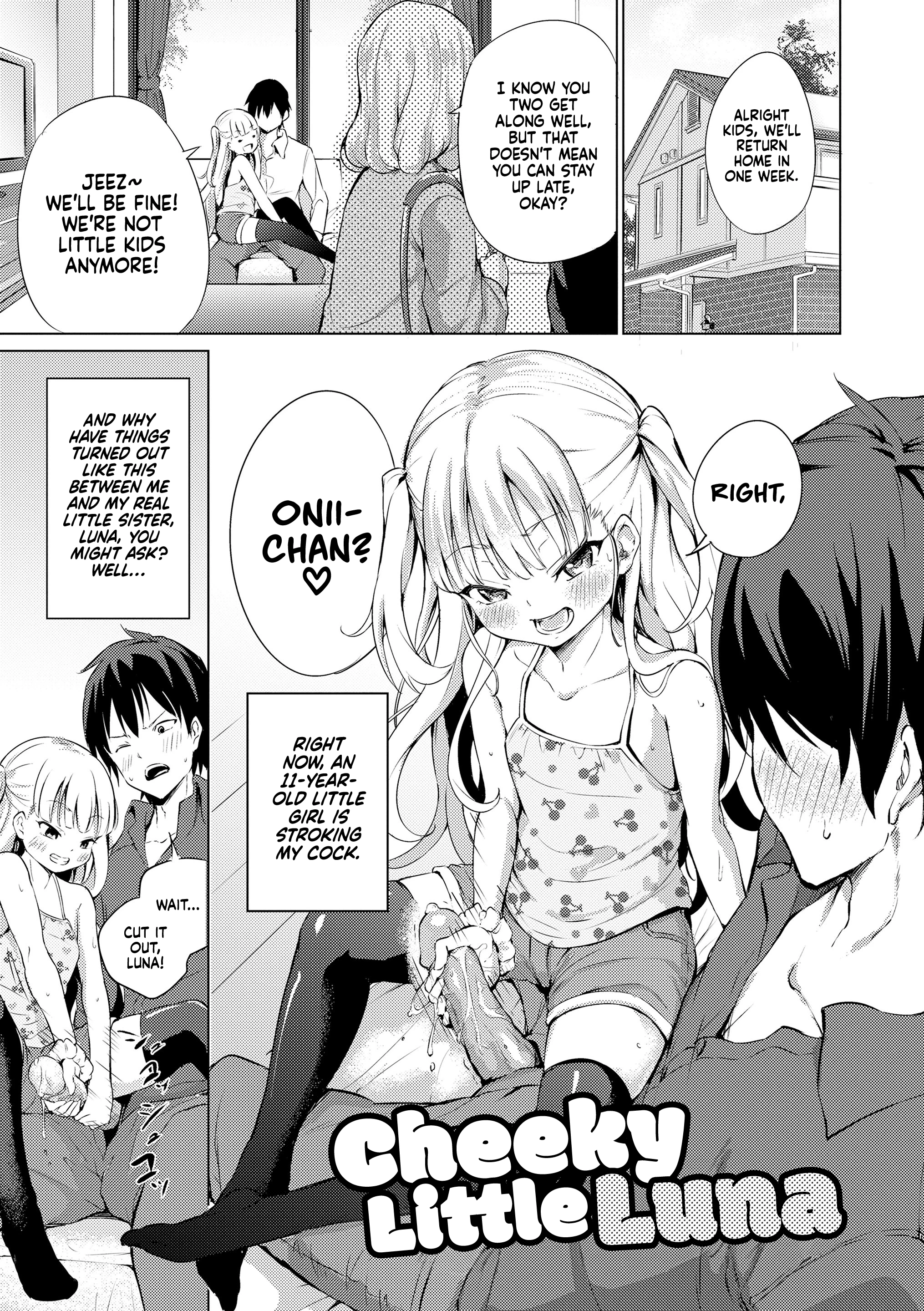 Cheeky Little Luna porn comic picture 1
