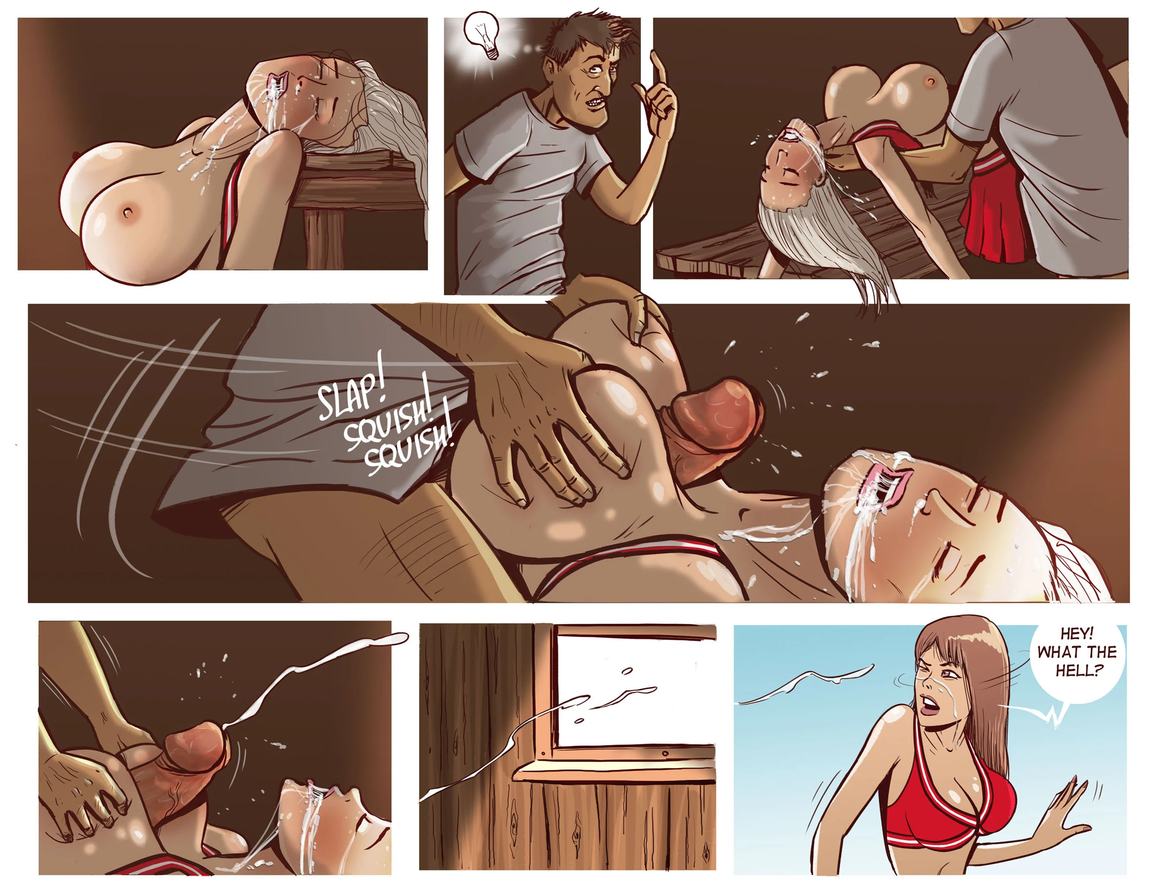 Cheerleader camp facefuck masacre porn comic picture 15