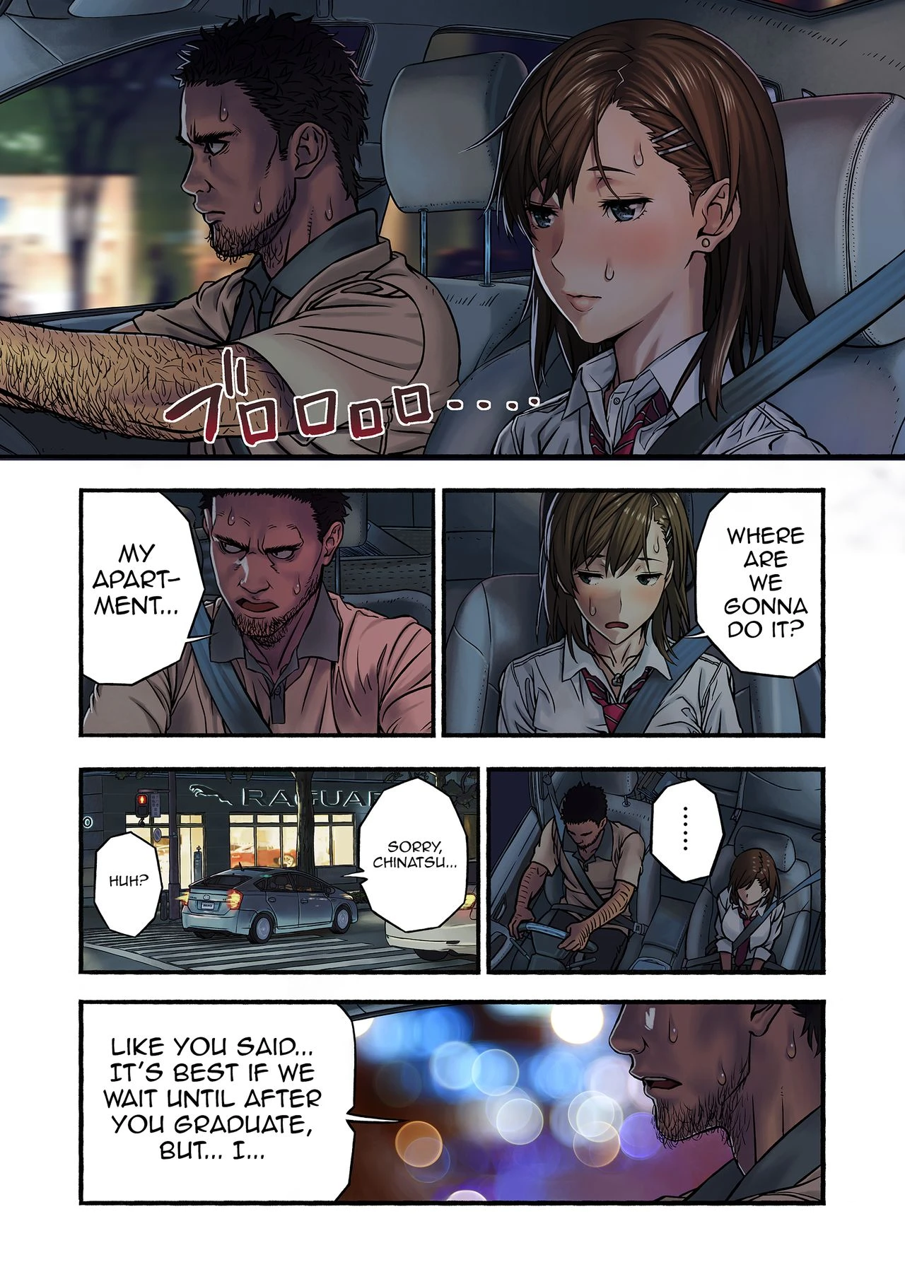 Chinatsu and Coach Teddy-Bear porn comic picture 14