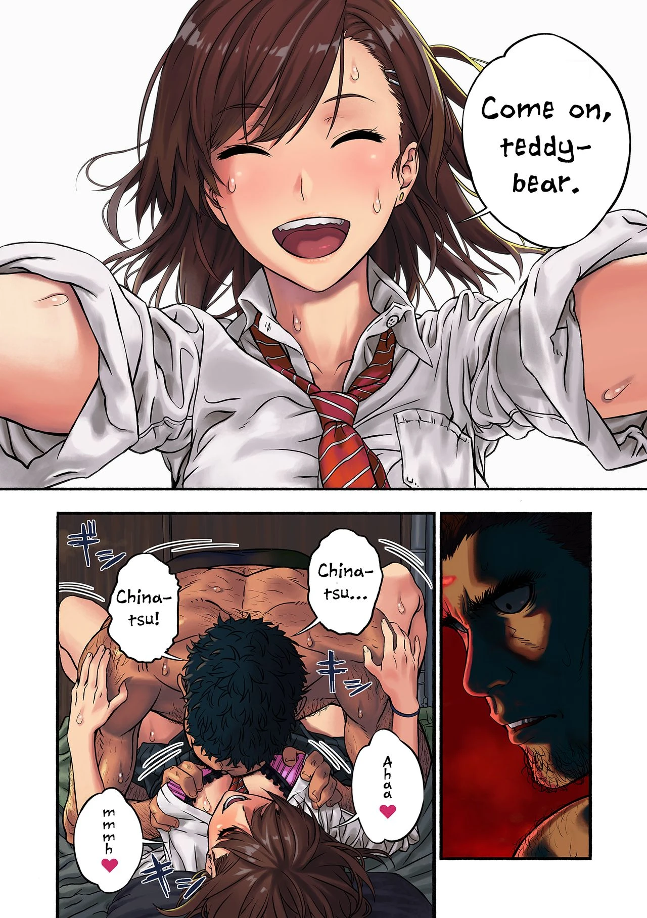 Chinatsu and Coach Teddy-Bear porn comic picture 23