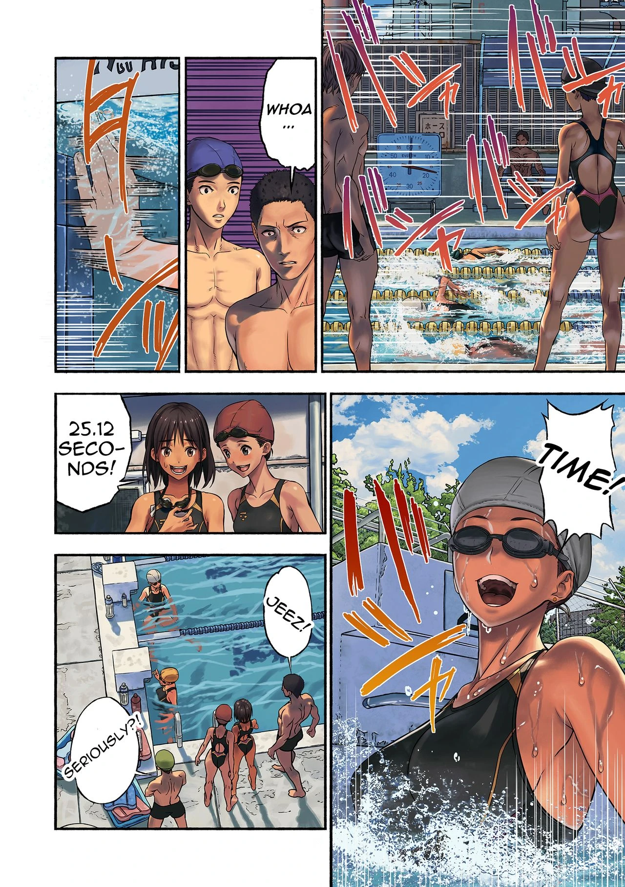 Chinatsu and Coach Teddy-Bear porn comic picture 3
