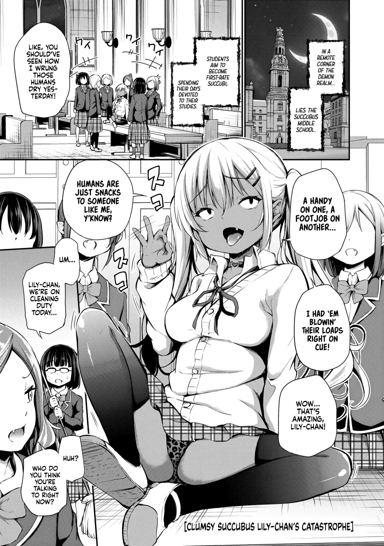 Clumsy Succubus Lily-chan's Catastrophe porn comic picture 1