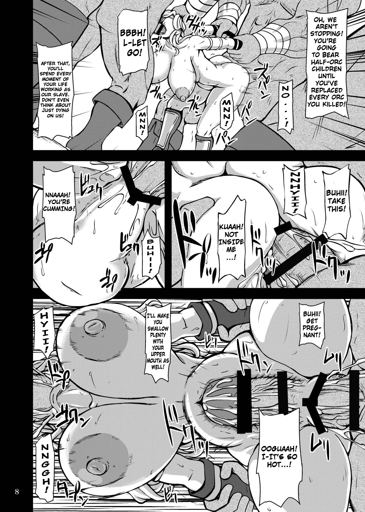 Counterattacking Orcs porn comic picture 5