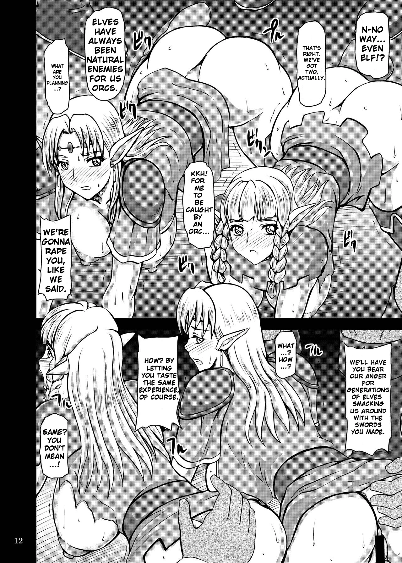 Counterattacking Orcs porn comic picture 9