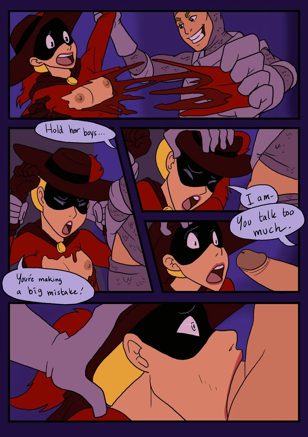 Creaming The Avenger porn comic picture 2