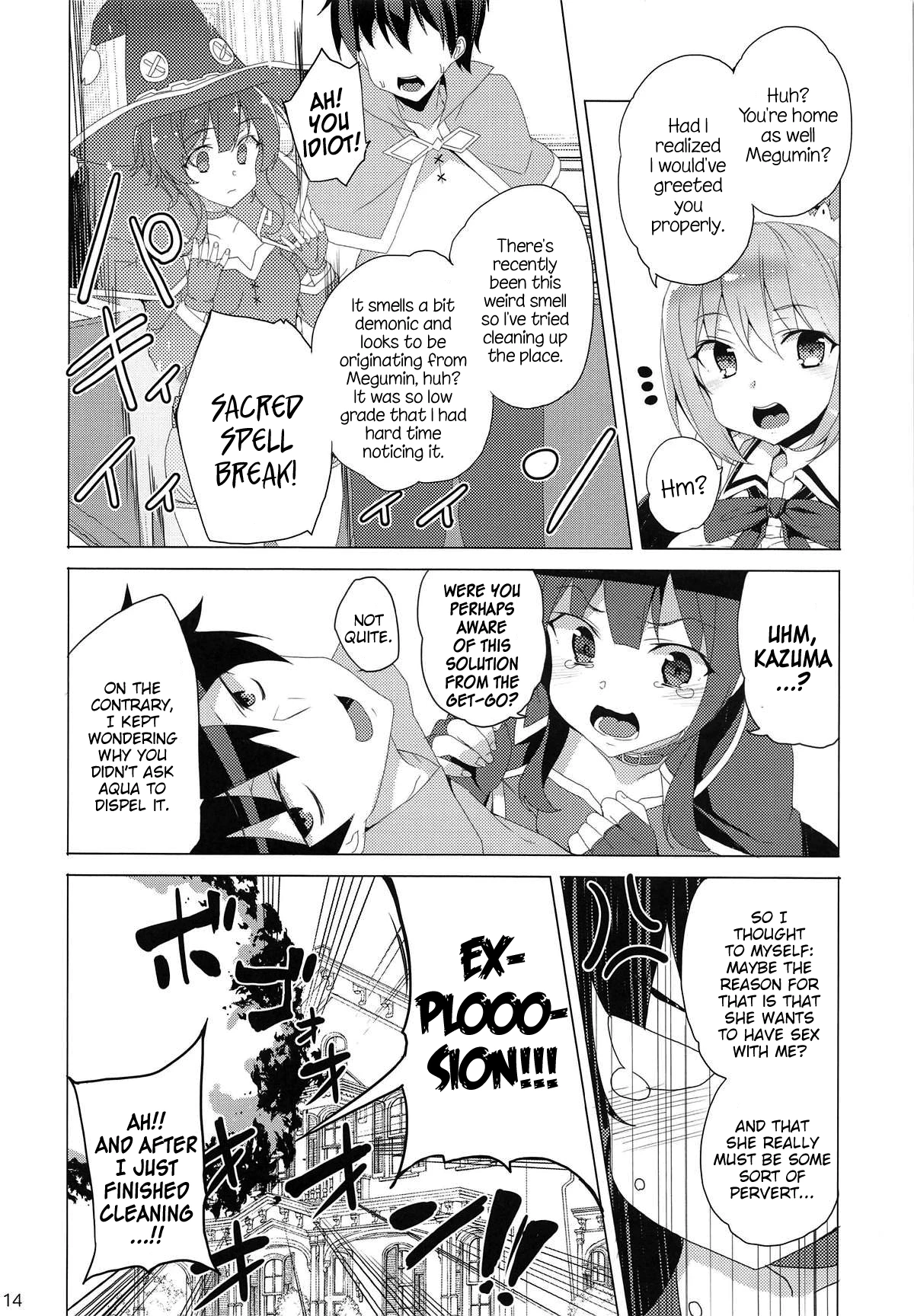 Crotch Tattoo Megumin! porn comic picture 11