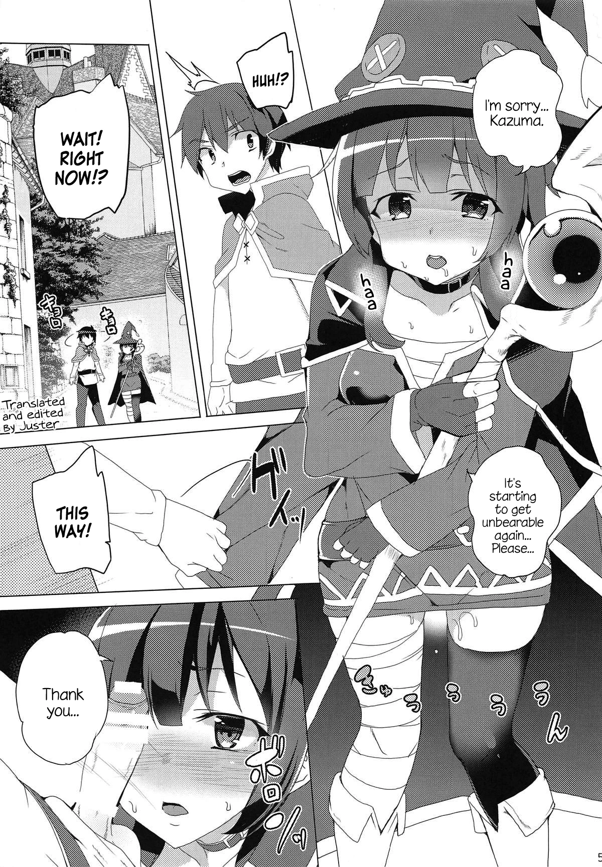 Crotch Tattoo Megumin! porn comic picture 2