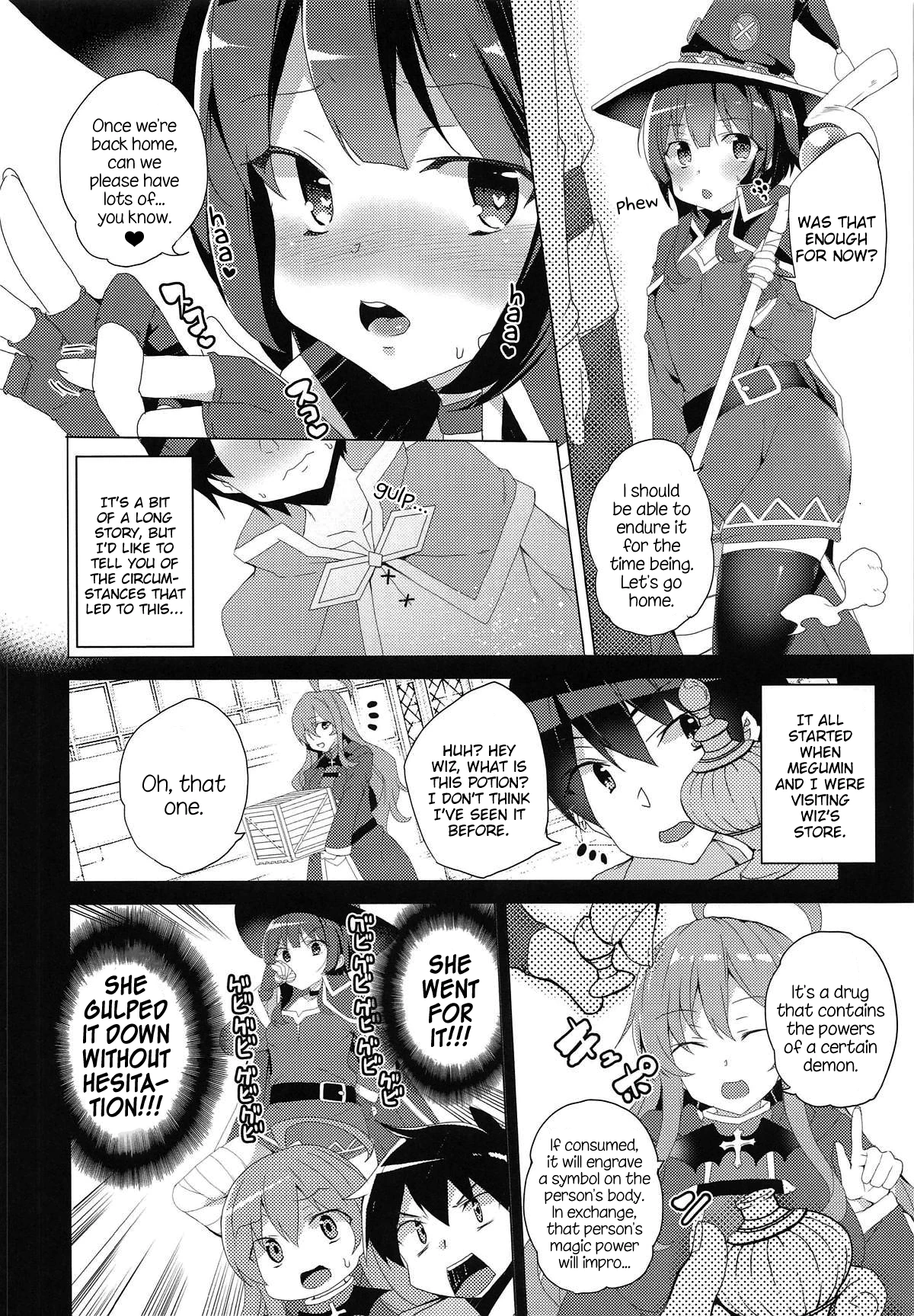 Crotch Tattoo Megumin! porn comic picture 5