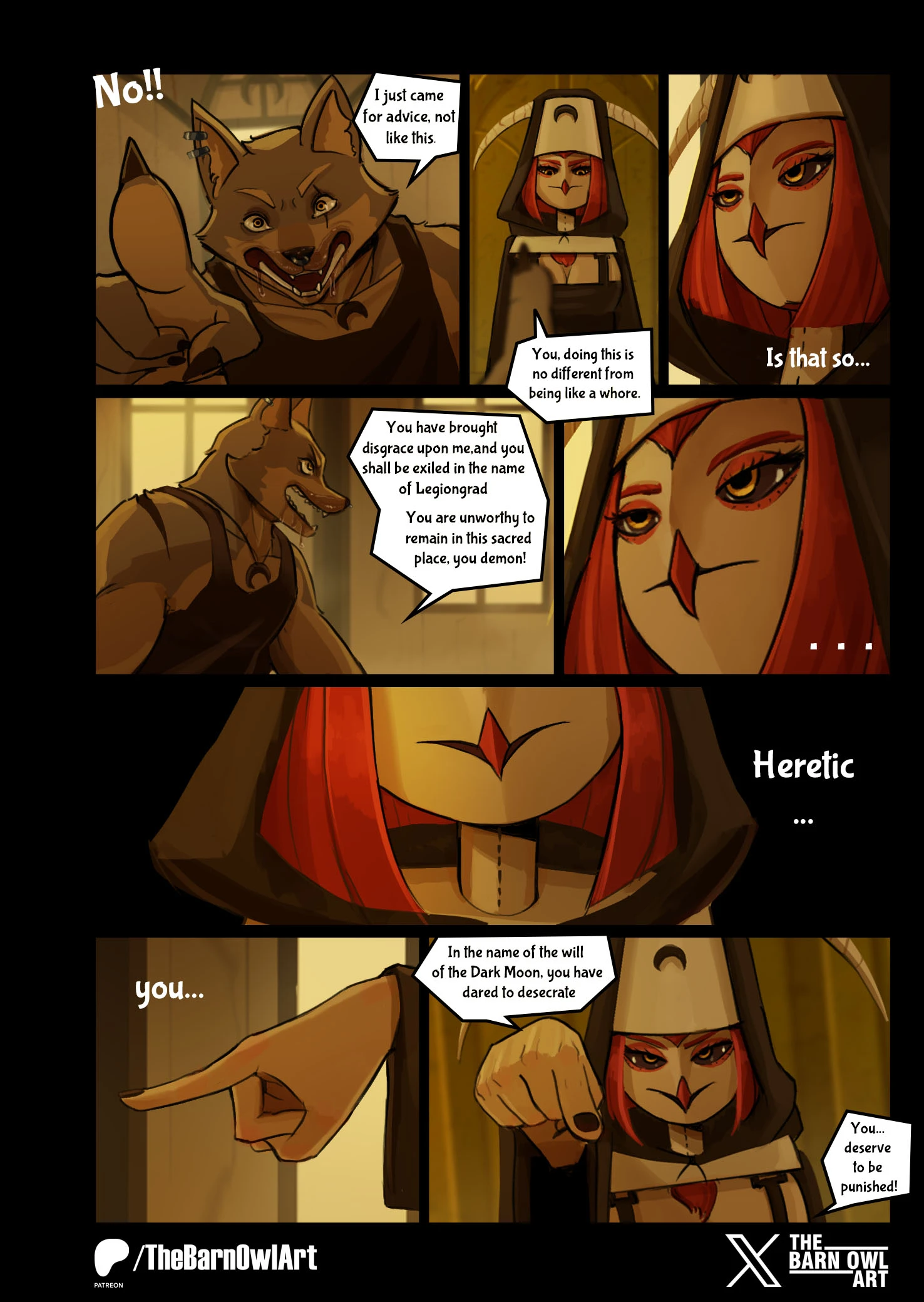 Cult Of The Dark Moon: Chapter Zero - First Met (Uncannon) {Ongiong} porn comic picture 5