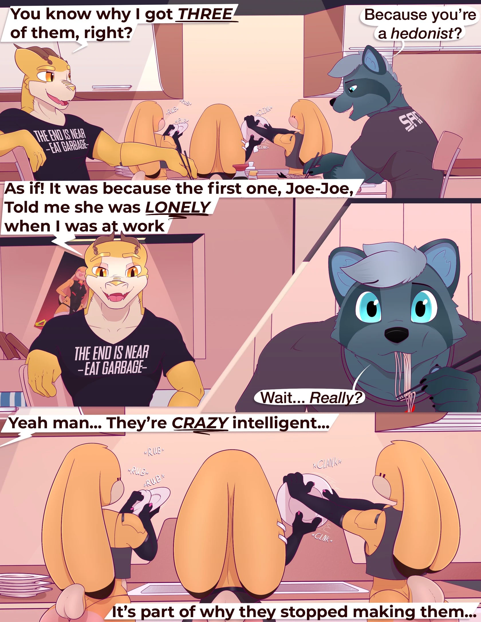CyberBun 3: 3's Company porn comic picture 2