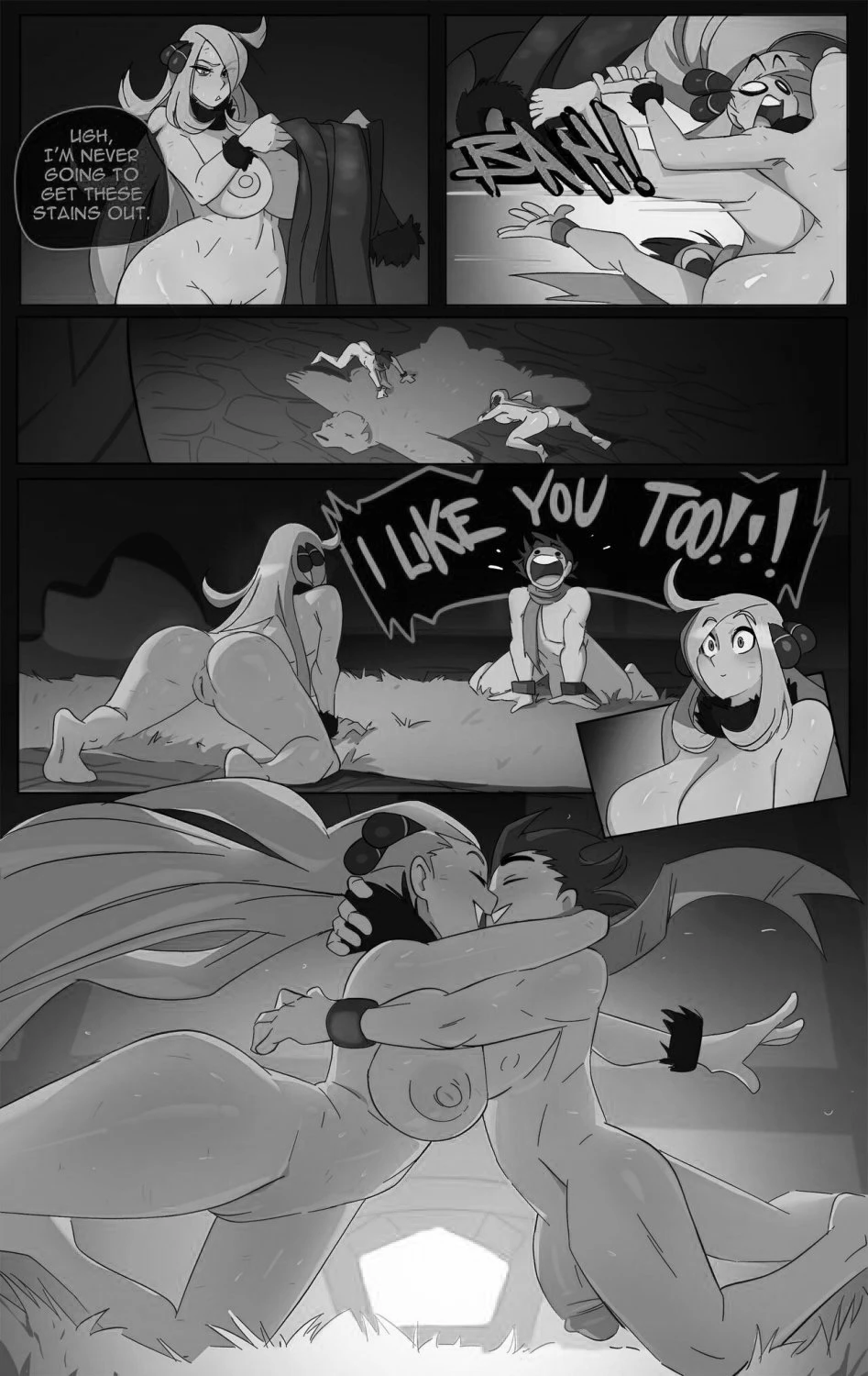 Cynthia vs. Melony porn comic picture 7