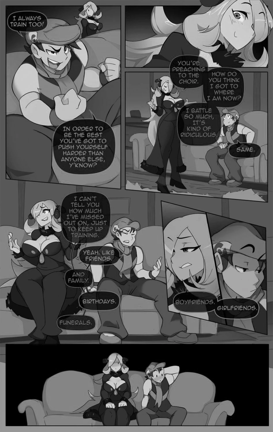 Cynthia vs. Melony porn comic picture 72