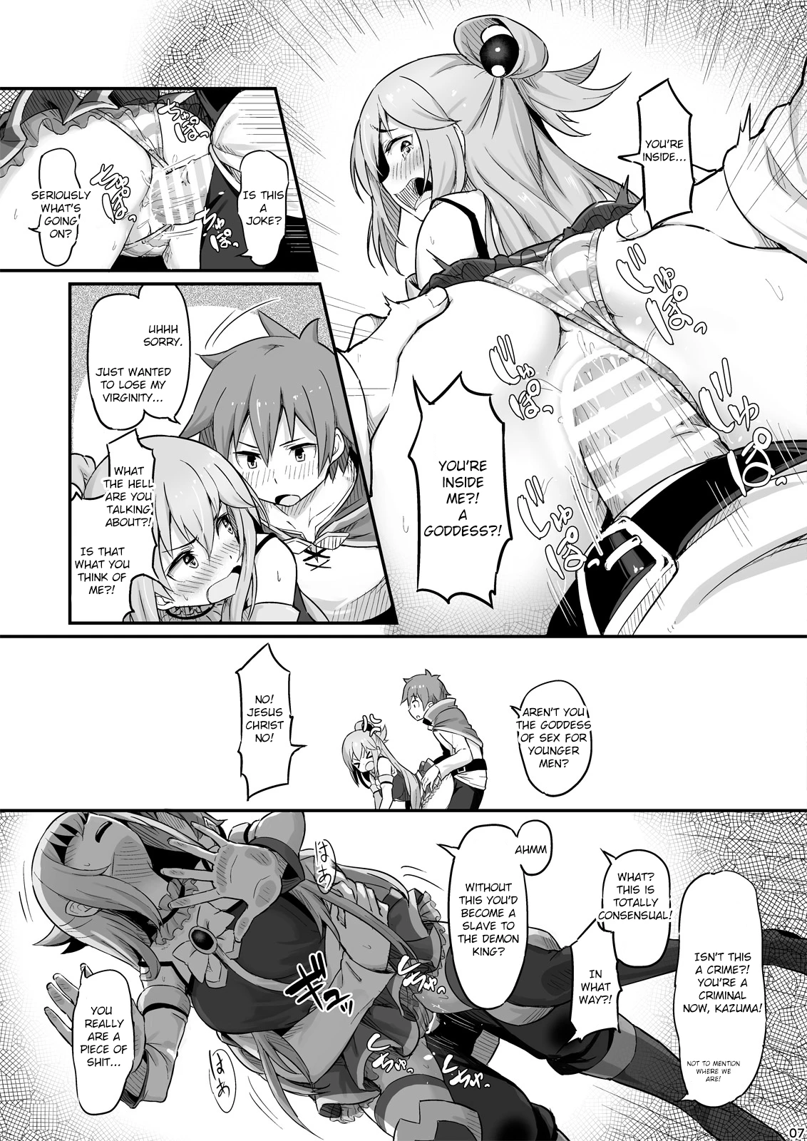 Damegami-sama wa Nomisugi ni Gochuui o! porn comic picture 8