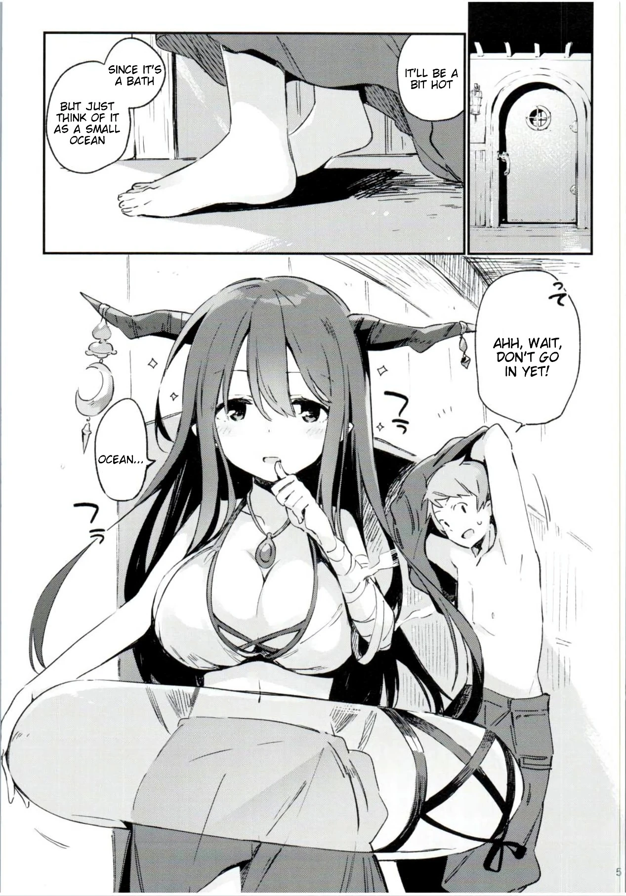 Danua-chan to Ofuro ni Hairou porn comic picture 4