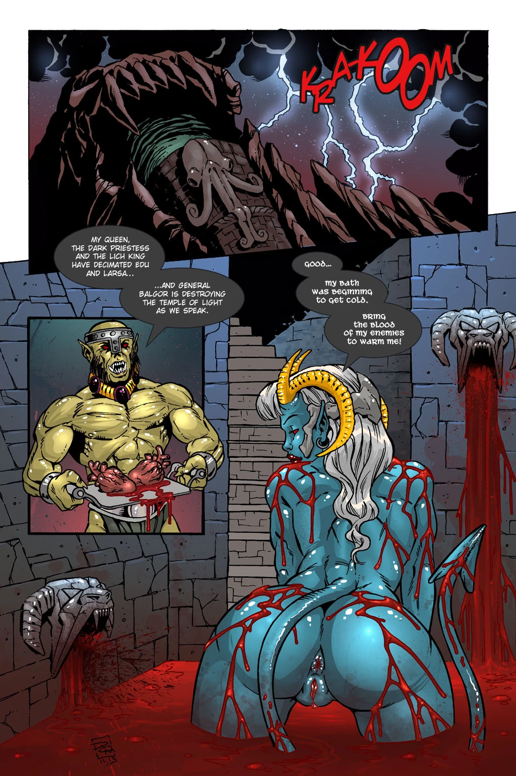 Dark Gods 2 porn comic picture 11