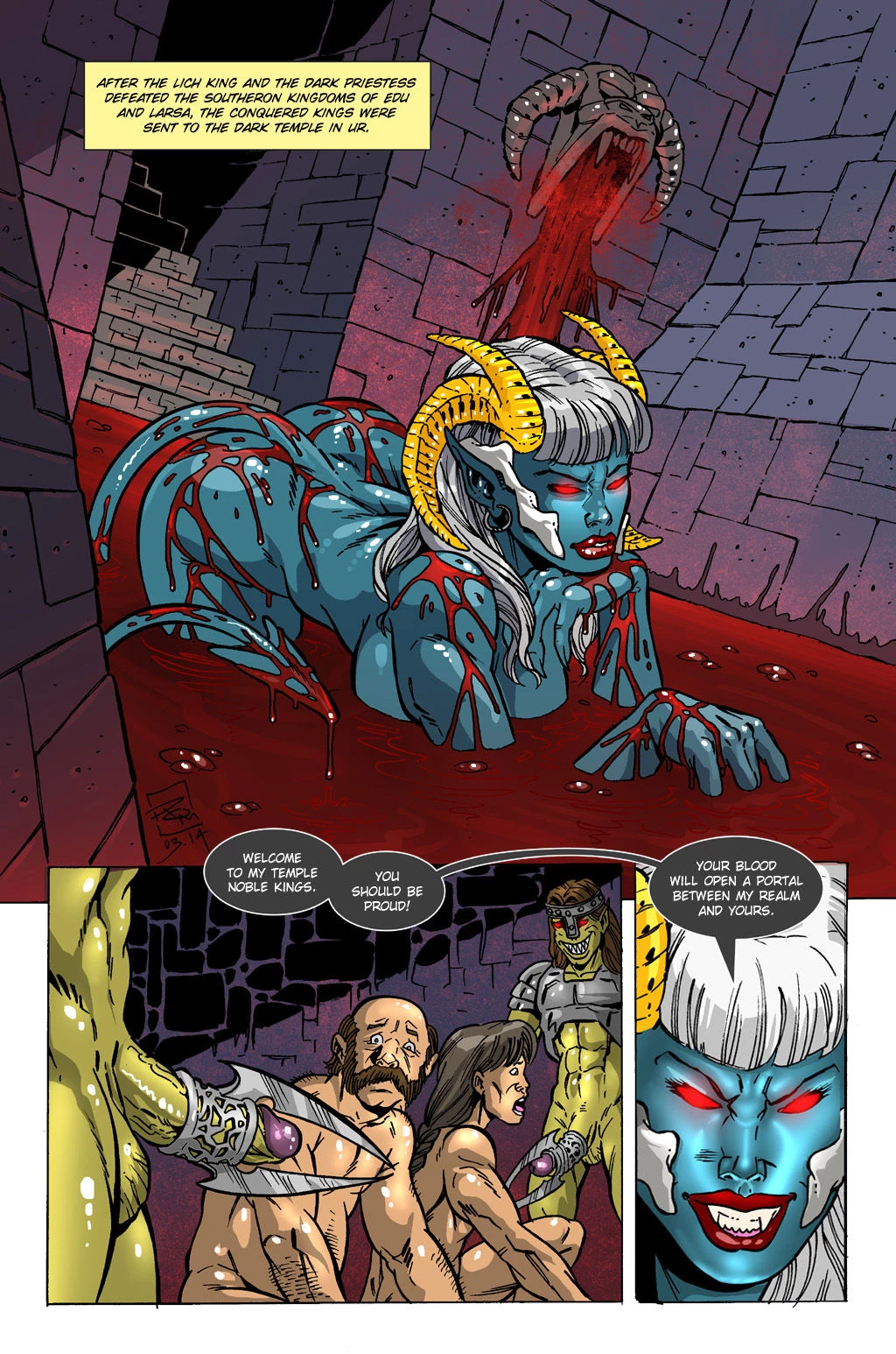 Dark Gods 2 porn comic picture 12