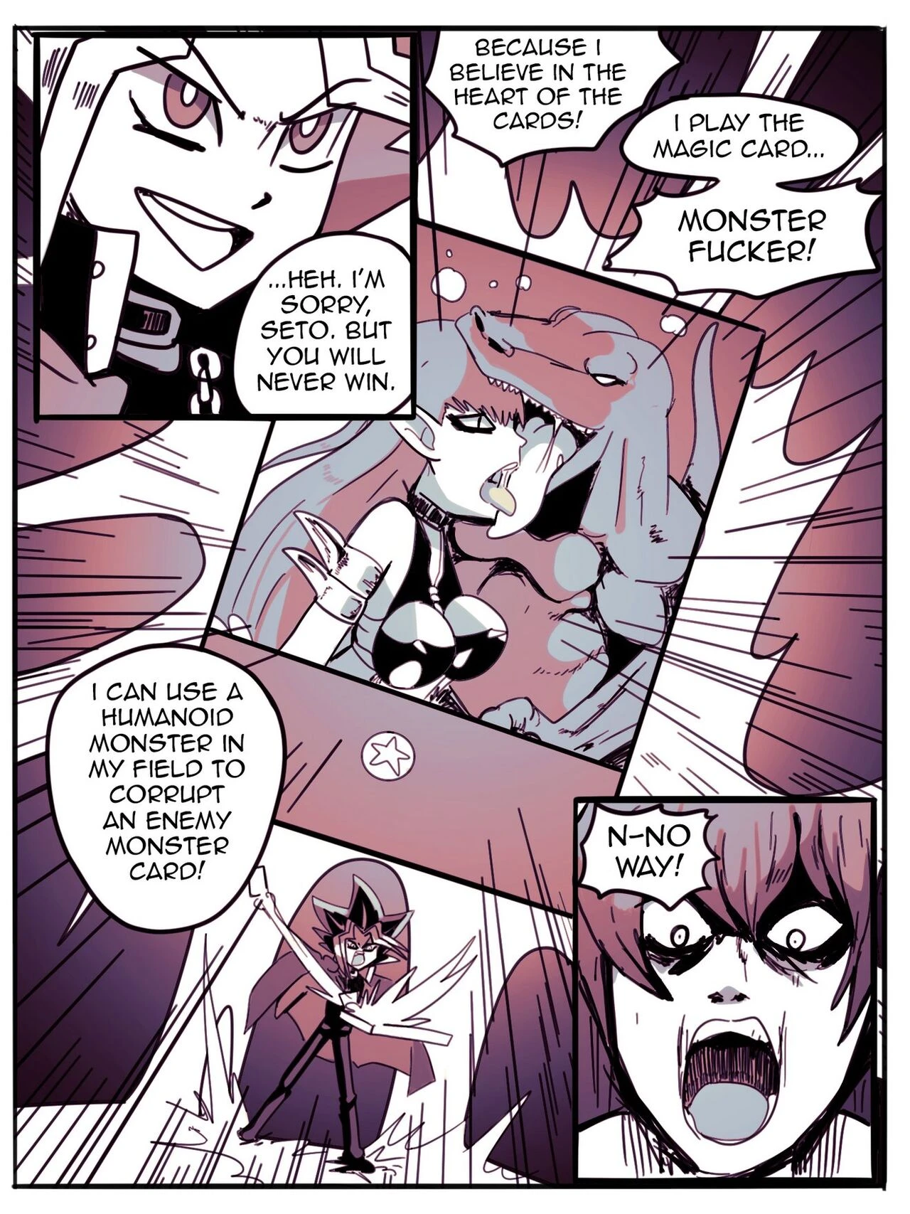 Dark Magician Girl VS Blue Eyes White Dragon porn comic picture 2