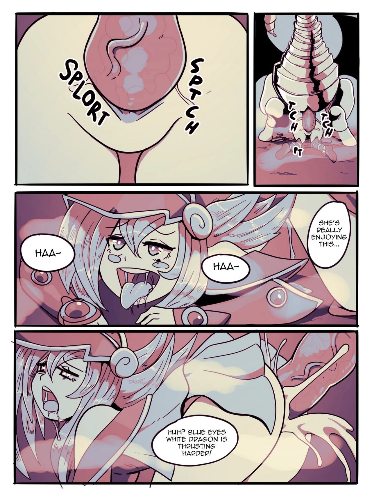 Dark Magician Girl VS Blue Eyes White Dragon porn comic picture 5