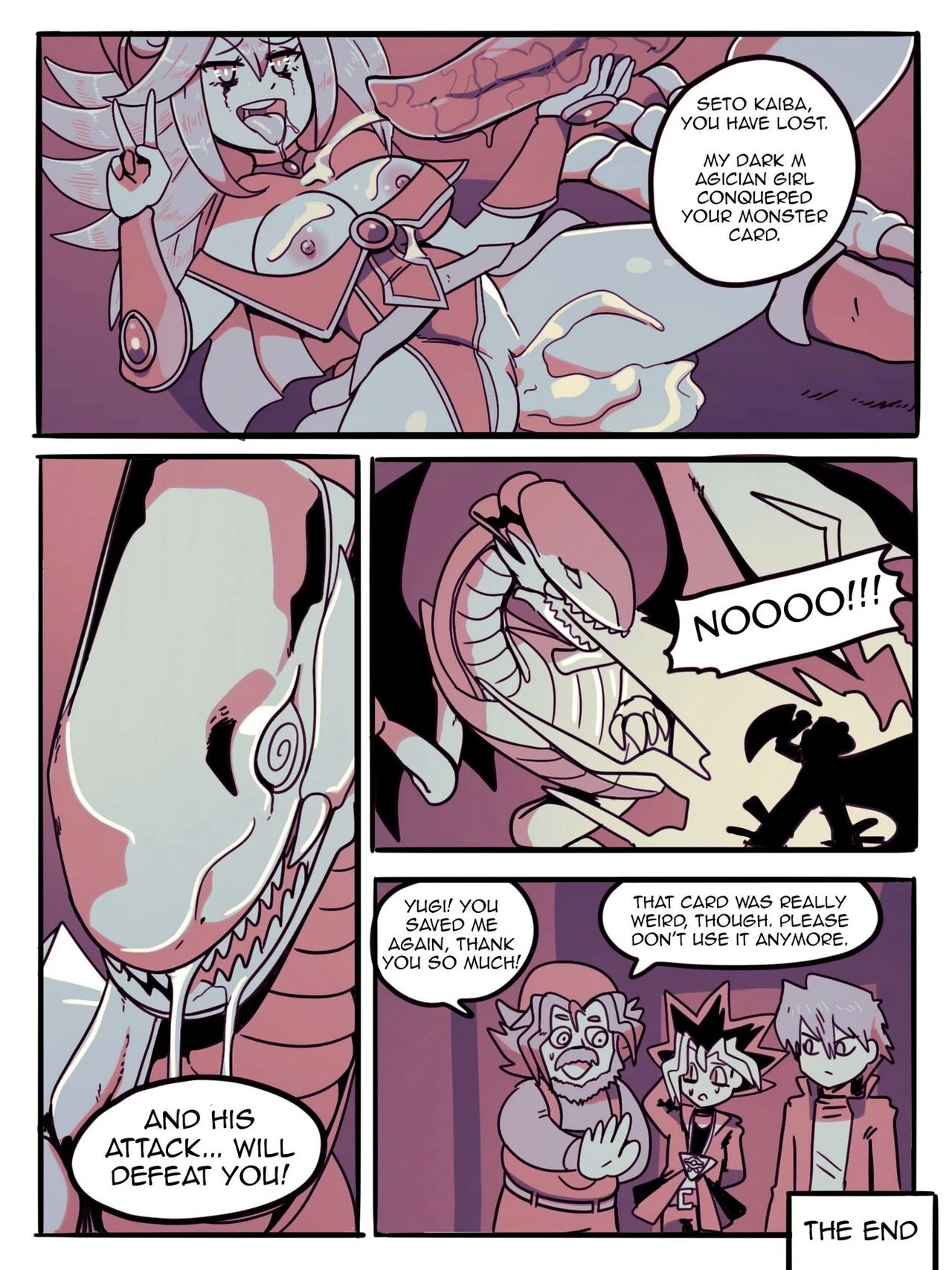 Dark Magician Girl VS Blue Eyes White Dragon porn comic picture 7