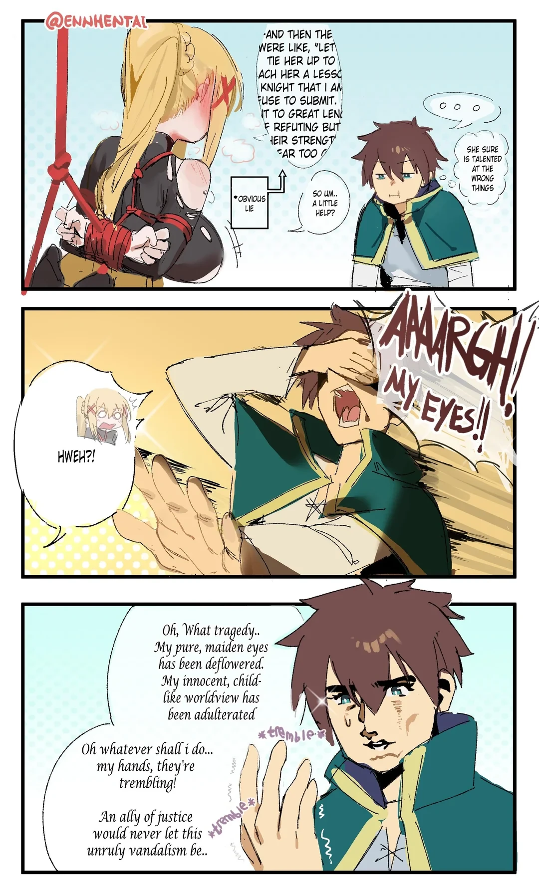 Darkness’s punishment porn comic picture 2