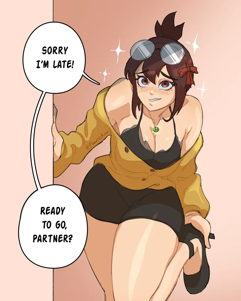 Date Night With The Handler porn comic picture 2