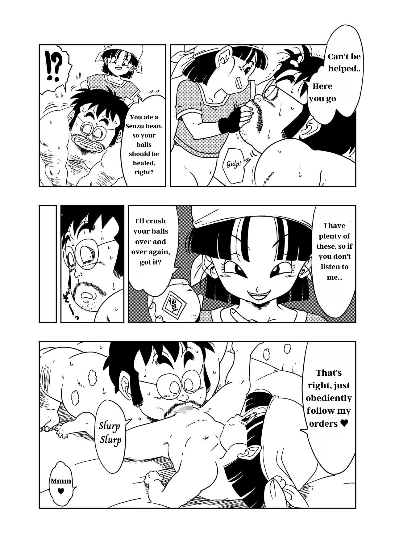 DB-X Ordinary Old Man x Bra & Pan Hen porn comic picture 17