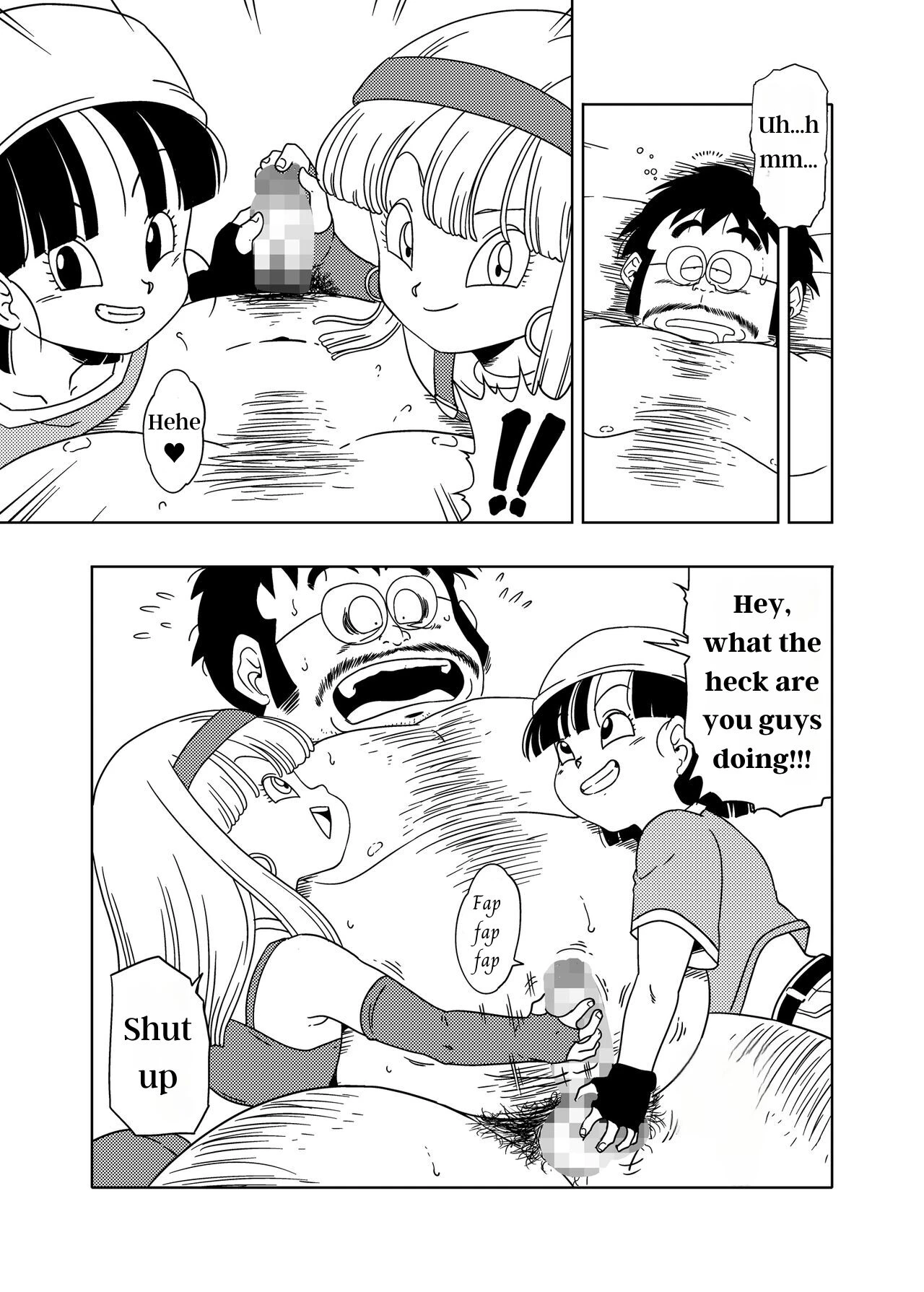 DB-X Ordinary Old Man x Bra & Pan Hen porn comic picture 8