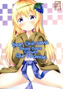 Dear Onii-sama. Please Don't Forget Our Promise porn comic picture 1