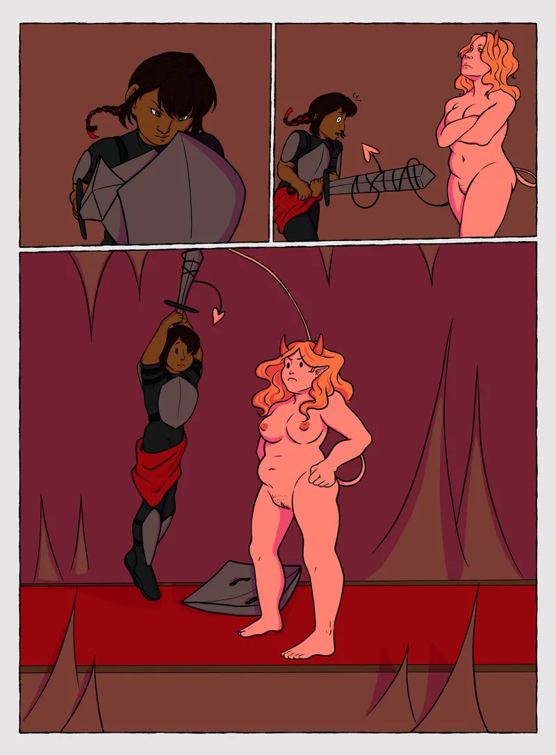 Defeat The Sucubus porn comic picture 4