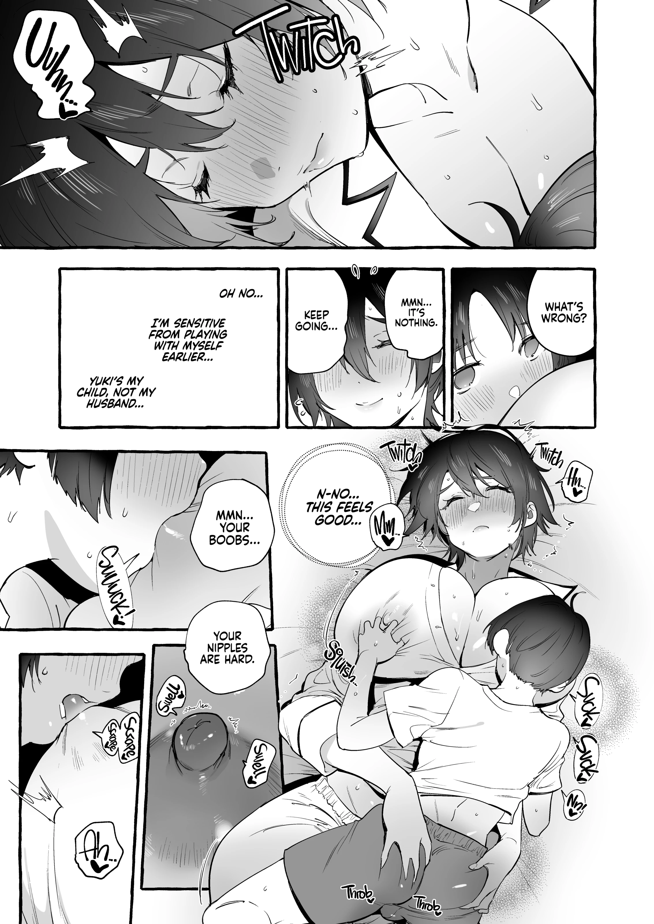 Deka Tsuyo Mama wa Boku ni Amai porn comic picture 14