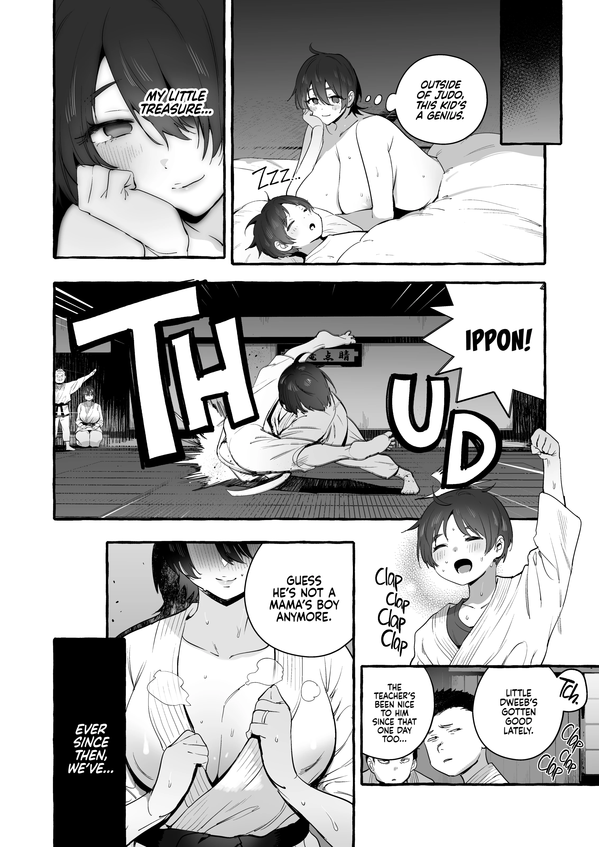Deka Tsuyo Mama wa Boku ni Amai porn comic picture 31