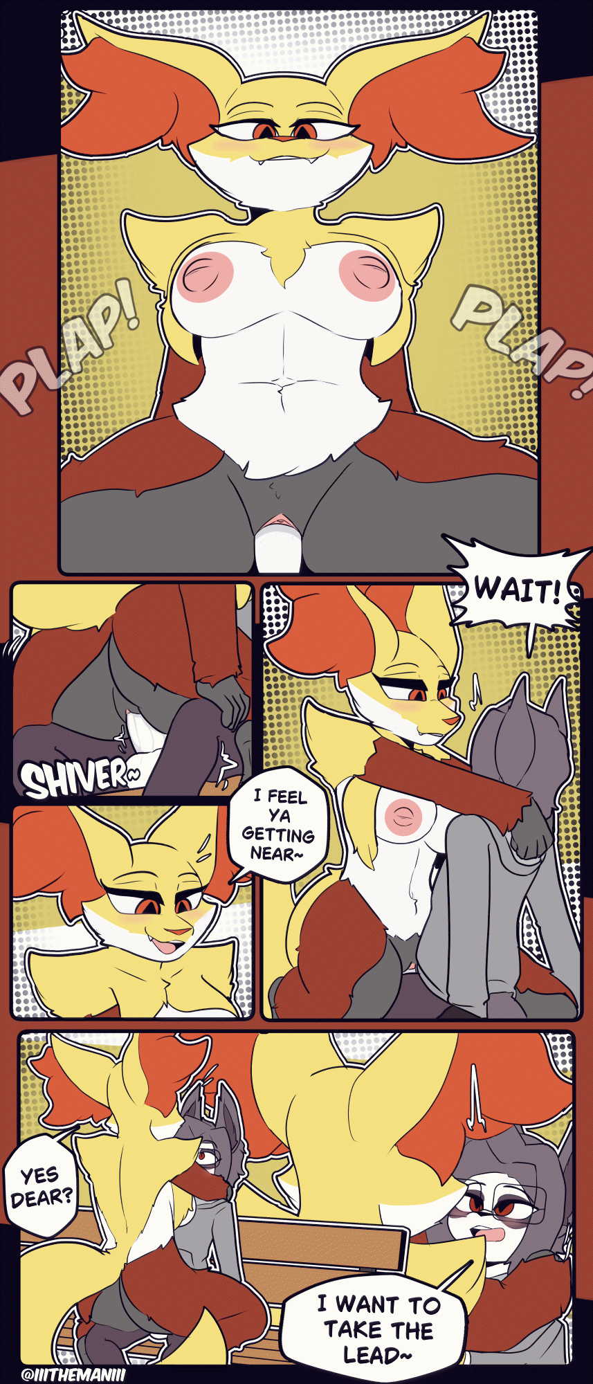 Delphox in the Park porn comic picture 4