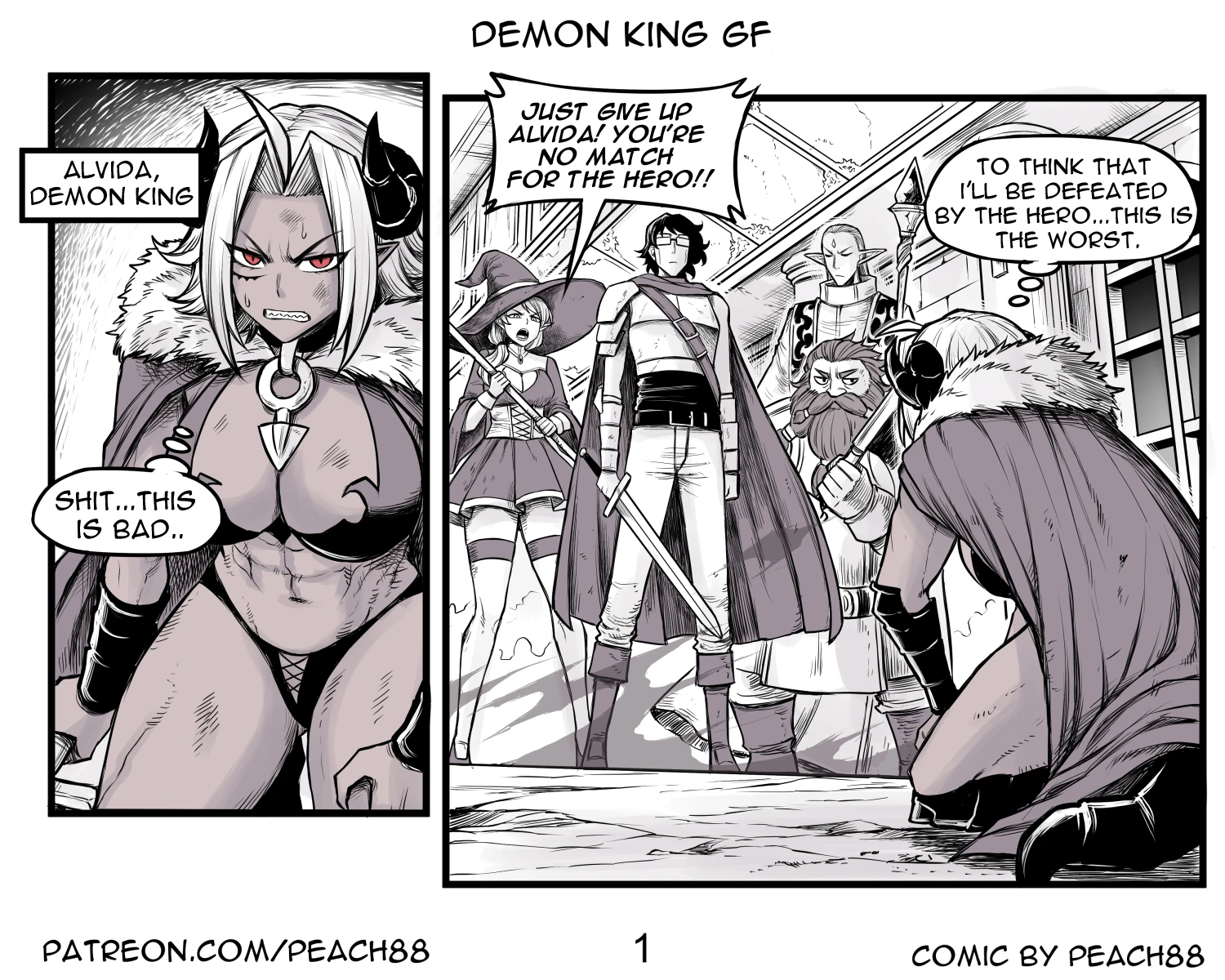 Demon King GF 1 porn comic picture 1