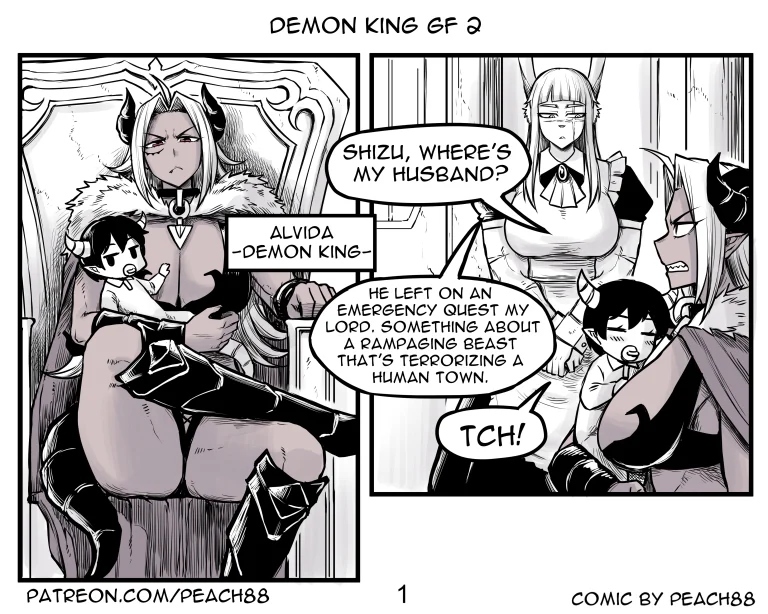 Demon King GF 2 porn comic picture 1
