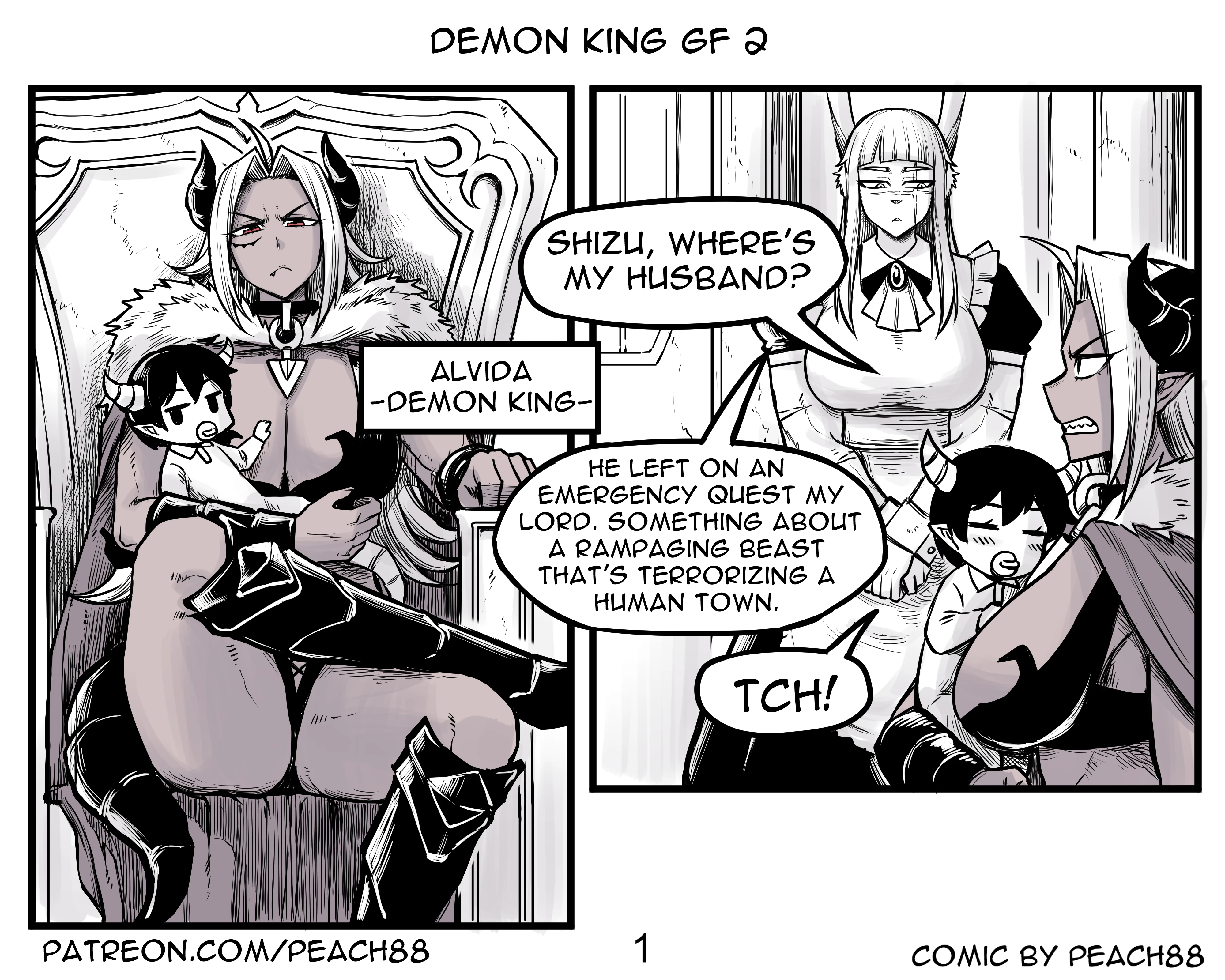Demon King GF 2 porn comic picture 1
